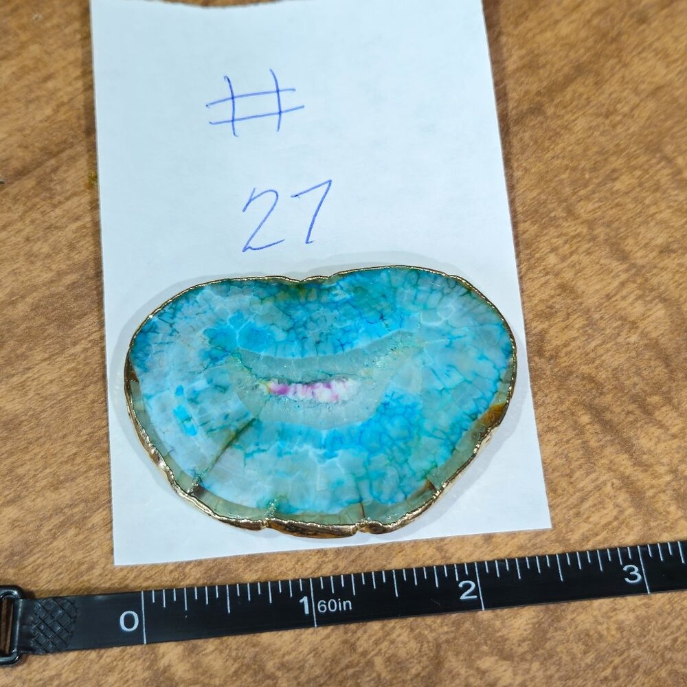 Stone Sliver for Jewelry Making Geode